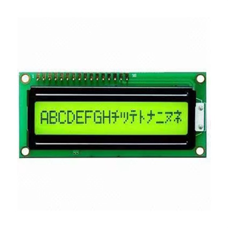 1x16 tegn LCD-modul