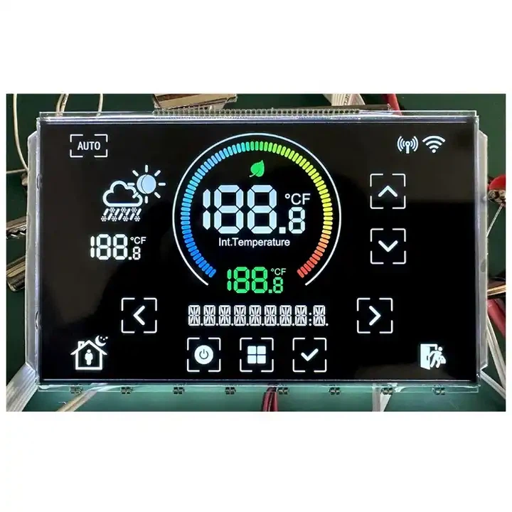 7 Segment Display LCD-glaspaneler til bilopladningsbunke