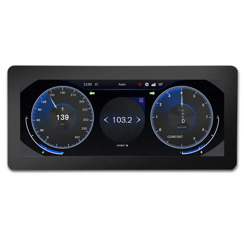IPS-skærm 12,3 tommer Tft Lcd 1920x720 Lvds Lcd-skærmmodulpanel